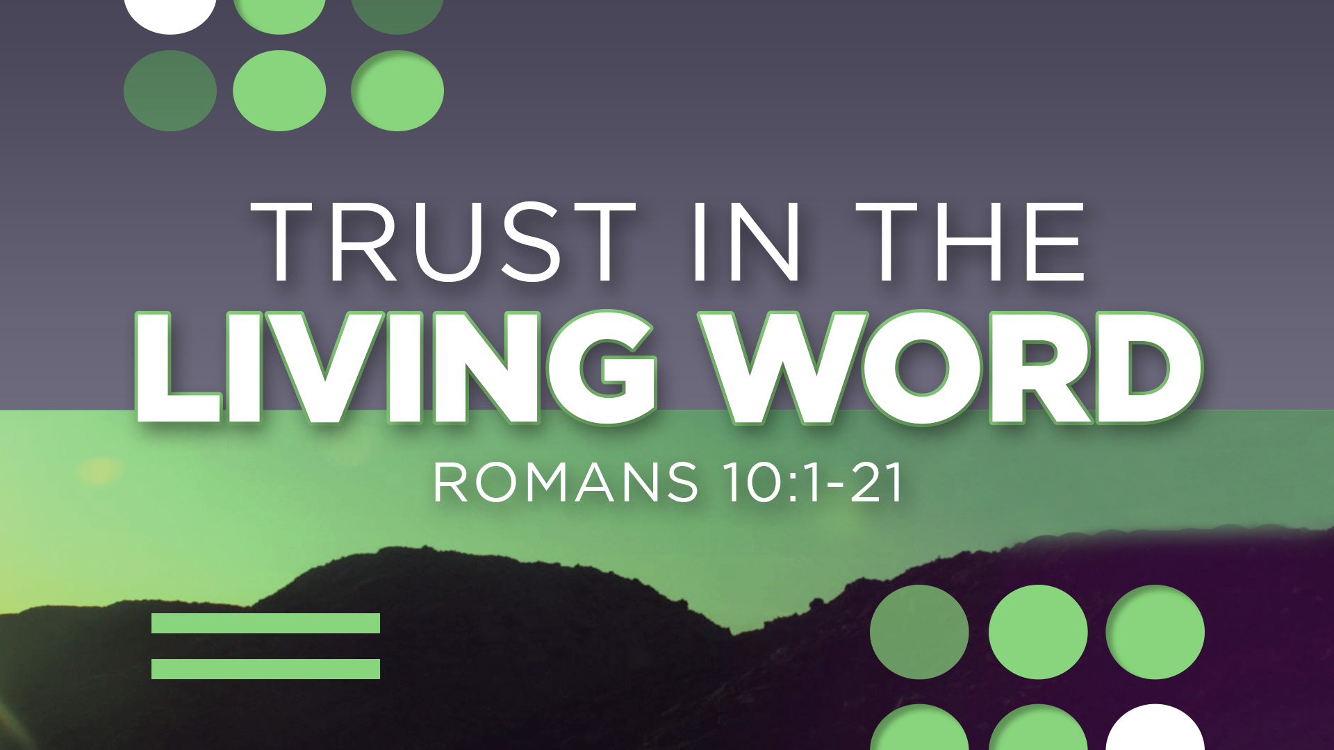 Trust in the Living Word
