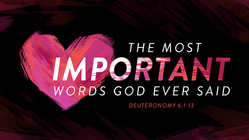 The Most Important Words God Ever Said