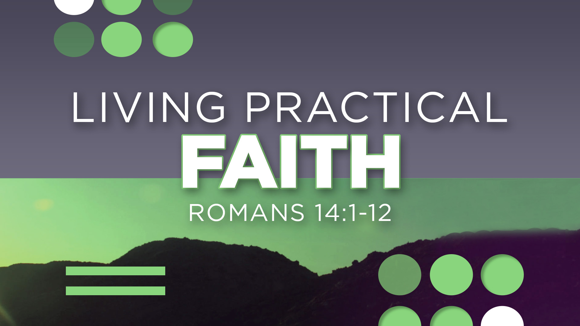Living Practical Faith
