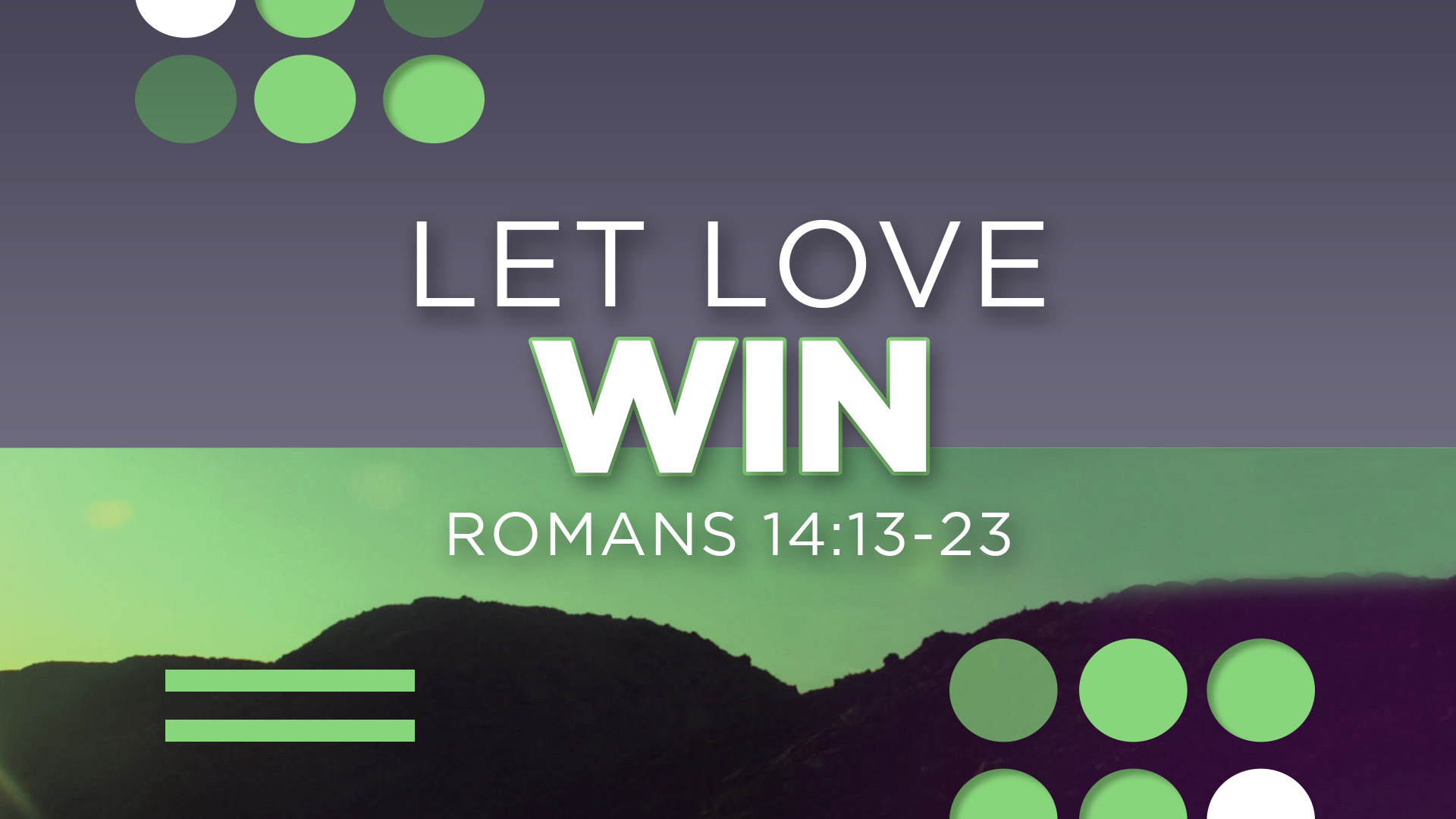 Let love Win