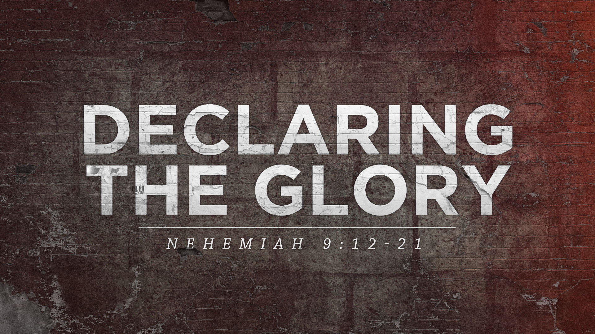 Declaring the Glory 
