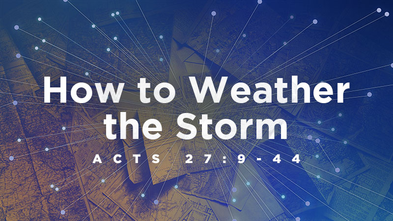 How to Weather the Storm