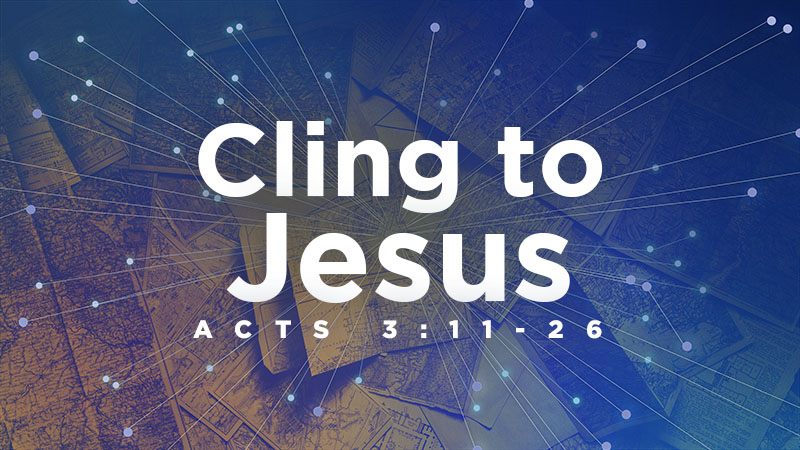 Cling to Jesus