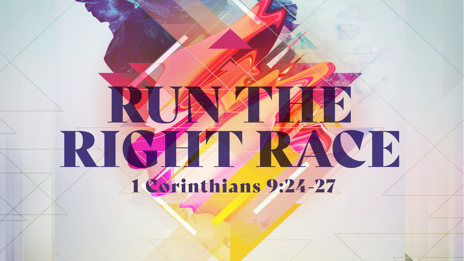 Run the right Race
