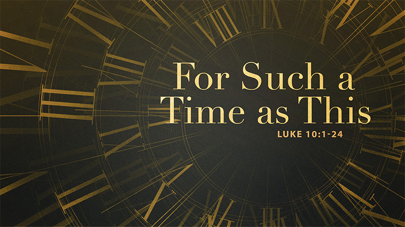 For Such a Time as This