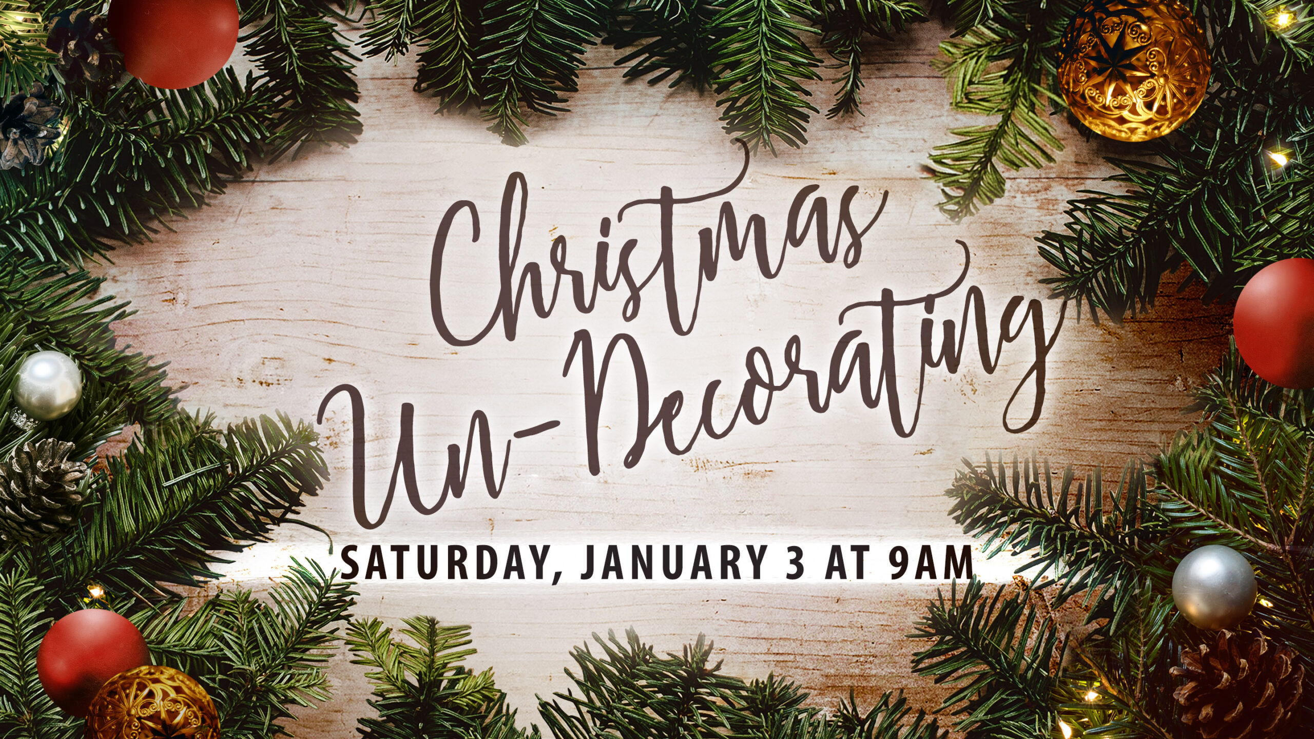 2026-01-03 Christmas Un-Decorating