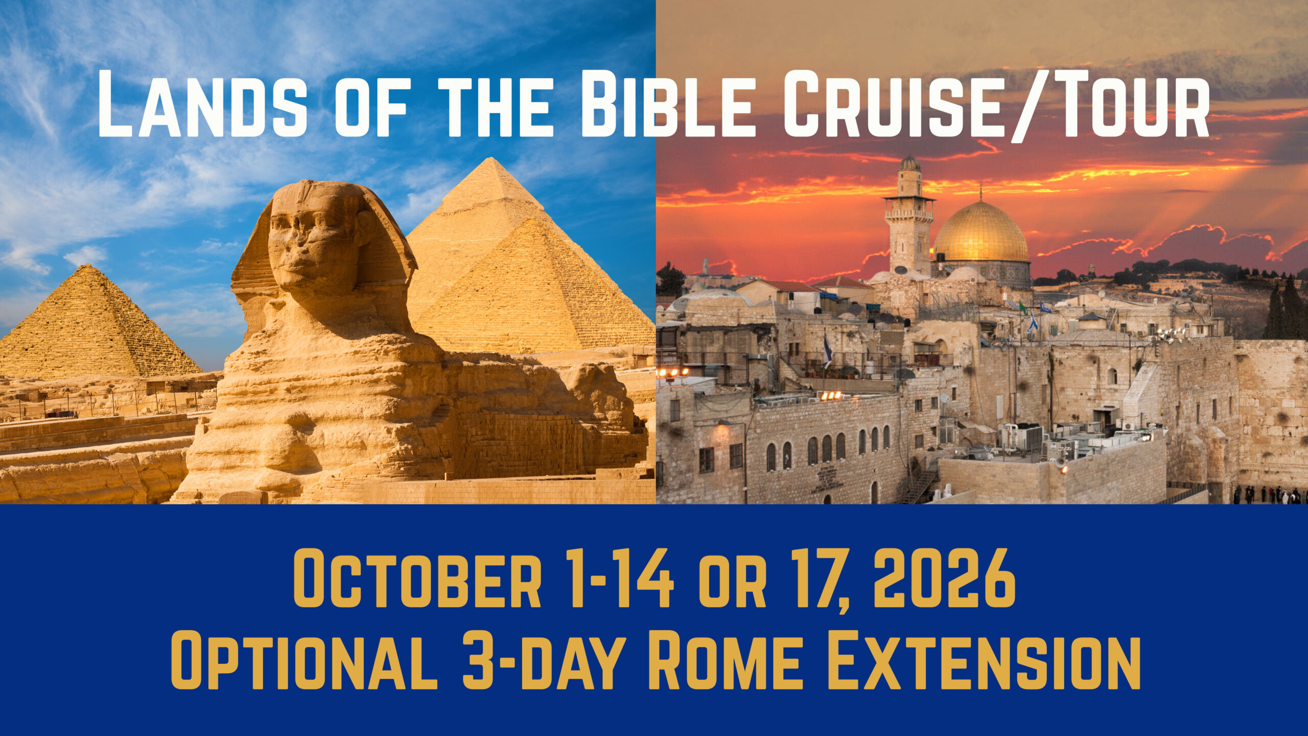 Lands of the Bible Cruise/Tour
