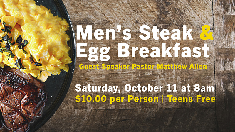 Men’s Steak & Egg Breakfast