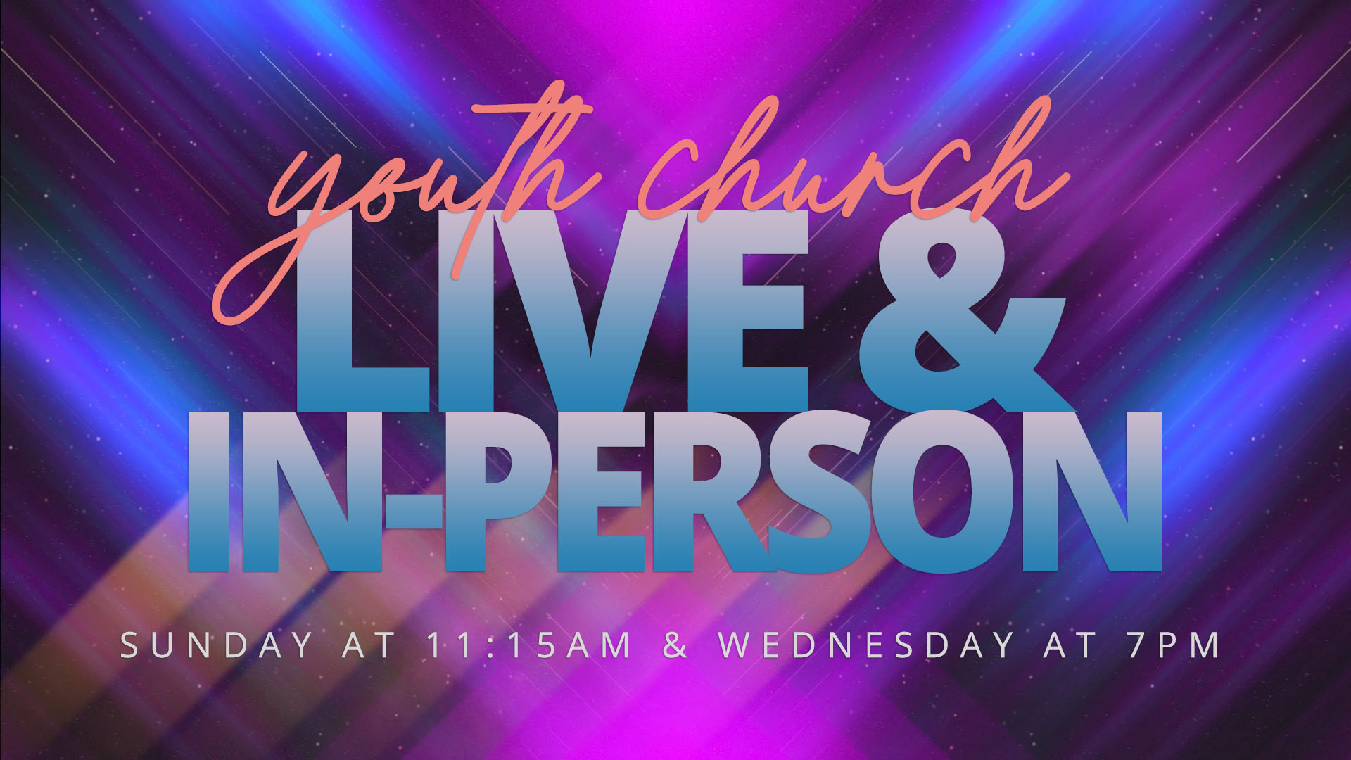 Youth Church Live & In-Person