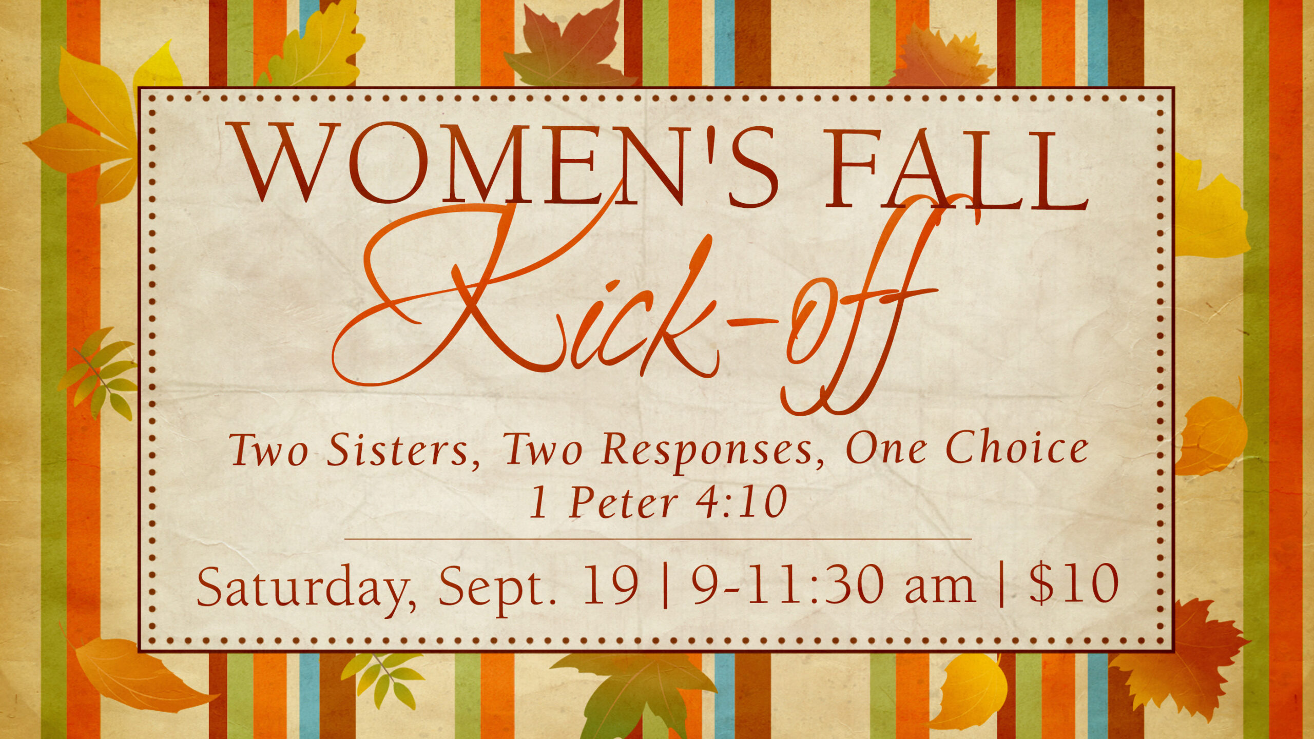 Women’s Fall Kick-off
